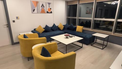 Posezení v ubytování Walk-Inn Centaurus Apartments Islamabad