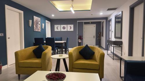 Posezení v ubytování Walk-Inn Centaurus Apartments Islamabad