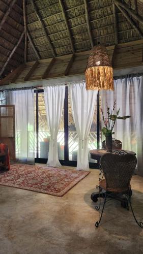 Posezení v ubytování Boho villas and spa