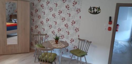 Posezení v ubytování Ferienhaus Erika