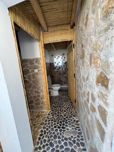 Un baño de Quadruple room in fisherman house