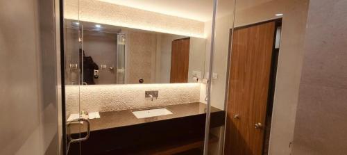 Koupelna v ubytování Hotel Grand Residence