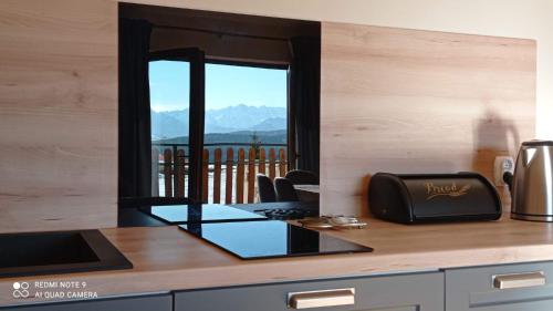 Dapur atau dapur kecil di Apartament Góry i Doliny