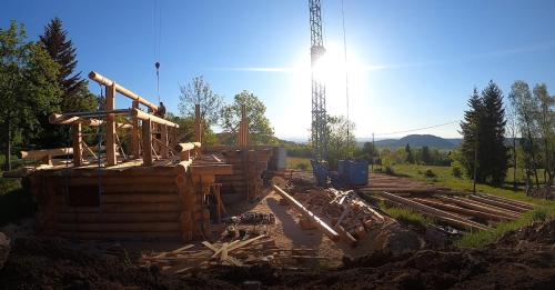 Fotografie z fotogalerie ubytování Wood log chalet v destinaci Yssingeaux