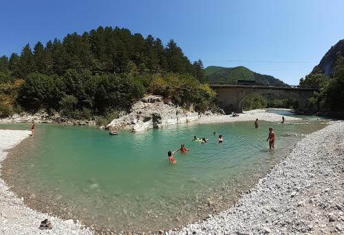 Naturlandschaft in der Nähe der Pension