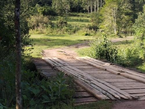 Landskap semula jadi dekat dengan rumah percutian