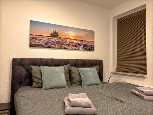 Χώρος καθιστικού στο 2-Raum City Appartement Jena