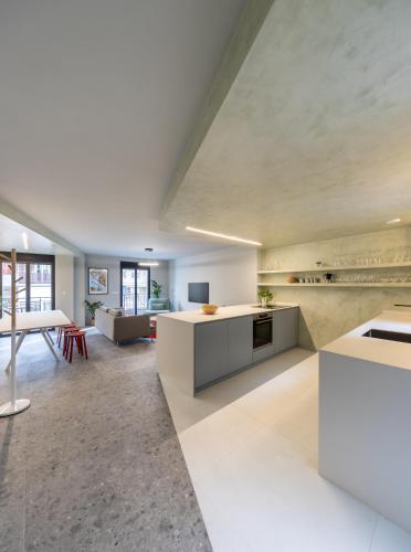 Posezení v ubytování Modern design apartment in Murcia