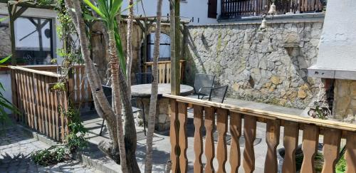 Balkón nebo terasa v ubytování Ferienhaus Erika