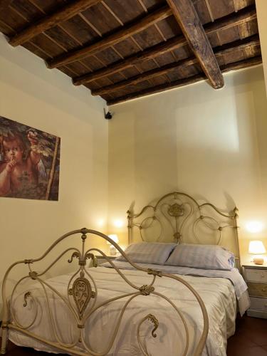 Posteľ alebo postele v izbe v ubytovaní Navona Studio Apartment Livia