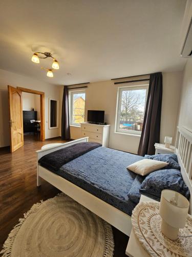 En eller flere senge i et værelse på L' - city' Reina' apartments'