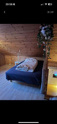 Ένα ή περισσότερα κρεβάτια σε δωμάτιο στο charming house by the sea