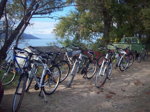 Jazda na bicykli v okolí ubytovania Limnaio