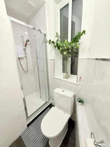 Ένα μπάνιο στο Wandsworth Guest Rooms 64