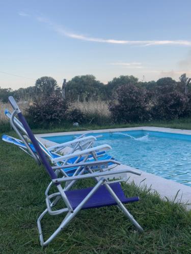 La casita de chapaの敷地内または近くにあるプール