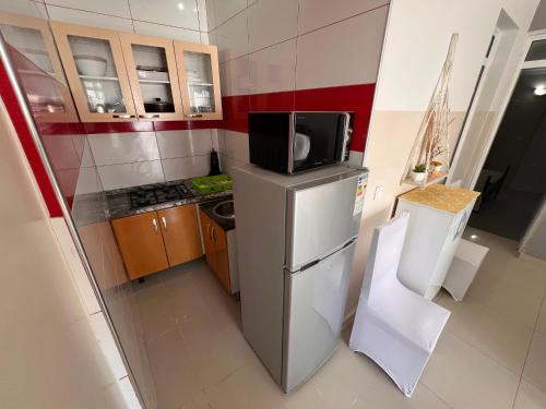 Köök või kööginurk majutusasutuses Apartamentos t2 centro