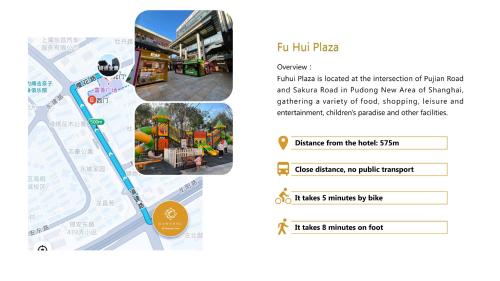 a screenshot of the map of the playground at the park at LJZ Supreme Tower Hotel in Shanghai
