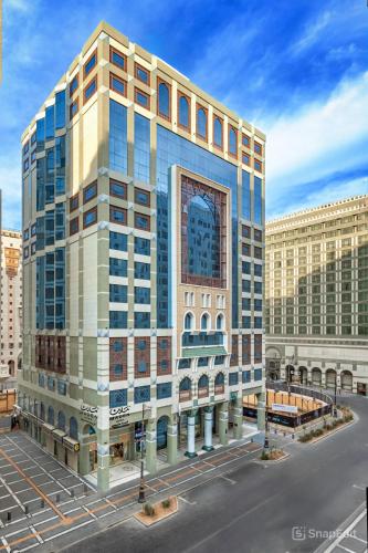 a rendering of a tall building in a city at MADEN Al Rawda مادن الروضة in Al Madinah