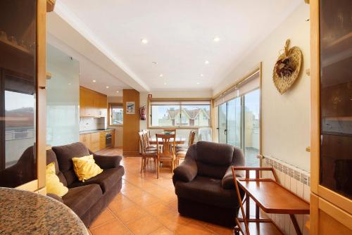 Χώρος καθιστικού στο Xavega Apartment Torreira