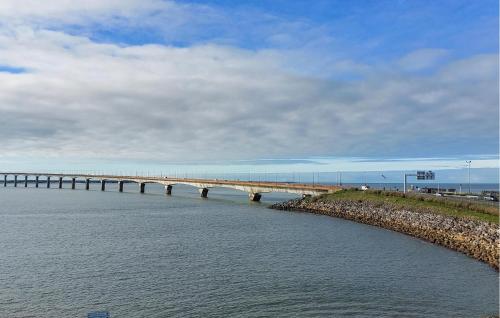 a bridge over a body of water with at Gorgeous Home In Saint-Denis-D'oléron in Saint-Denis-dʼOléron