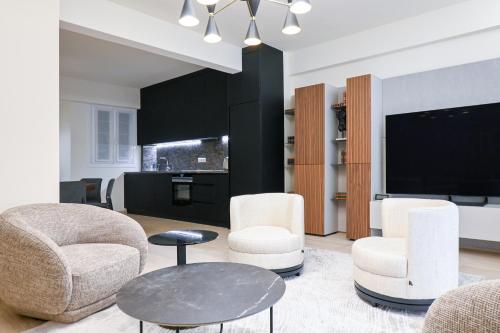 Sophisticated Living ,Balcony & Stunning Interior