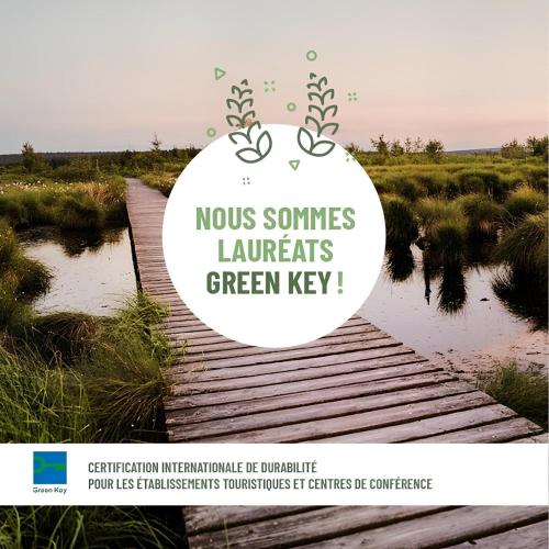 a flyer for aoiroirs landlords green key with a picture of a marsh at Jill Hotel Brussels in Brussels