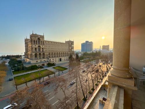 Γενική άποψη της πόλης Μπακού ή θέα της πόλης από  αυτό το διαμέρισμα
