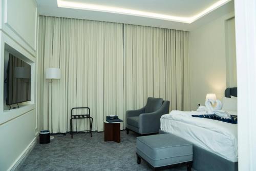 Χώρος καθιστικού στο فندق براي Brai Hotel