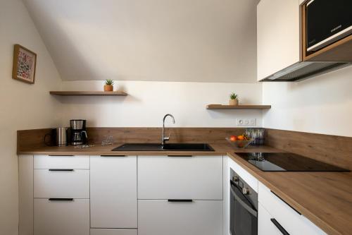 Una cocina o zona de cocina en La Canopée