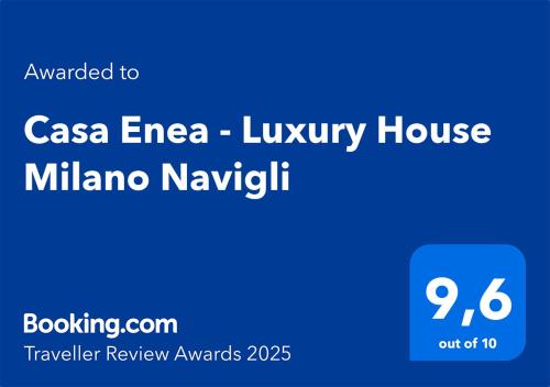 a screenshot of the casa erica luxury house in milano waitability at Casa Enea - Luxury House Milano Navigli in Milan