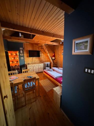 Postel nebo postele na pokoji v ubytování Guest House Lagotto's Peak