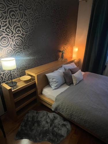Postel nebo postele na pokoji v ubytování Apartmán SUZANNE