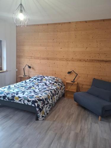 gîte l'œuf ou la poule, parking privé, sur domaine viticole