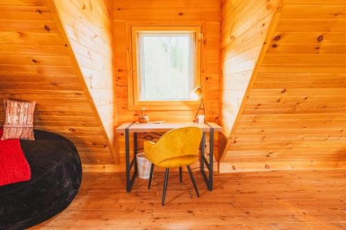 Posezení v ubytování Chalet Lagunak