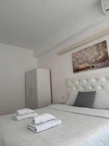 Ένα ή περισσότερα κρεβάτια σε δωμάτιο στο Apartment B&S