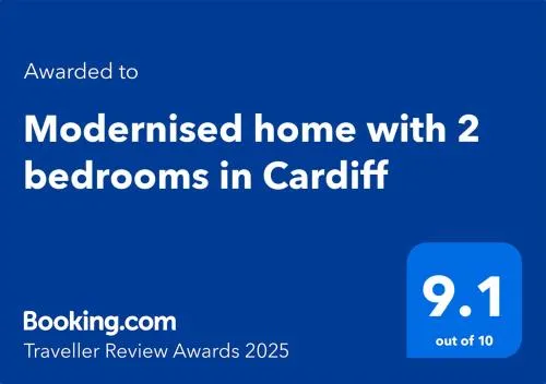 Modernised home with 2 bedrooms in Cardiff photo 1