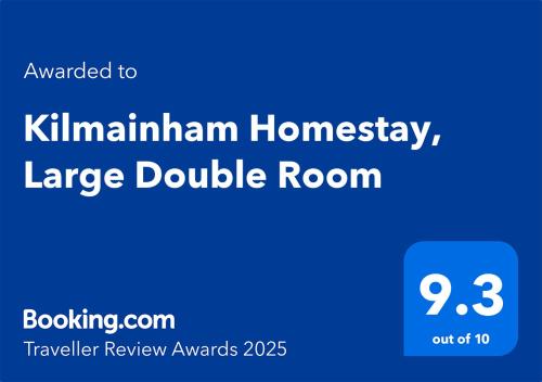 a screenshot of the klinitarian homogeneity large double room at Kilmainham Homestay, Large Double Room in Dublin