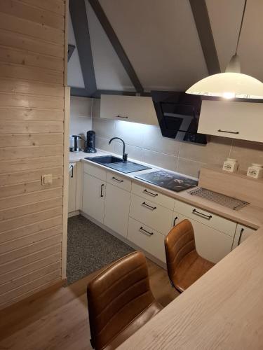 Kuchyň nebo kuchyňský kout v ubytování kirchheim 119