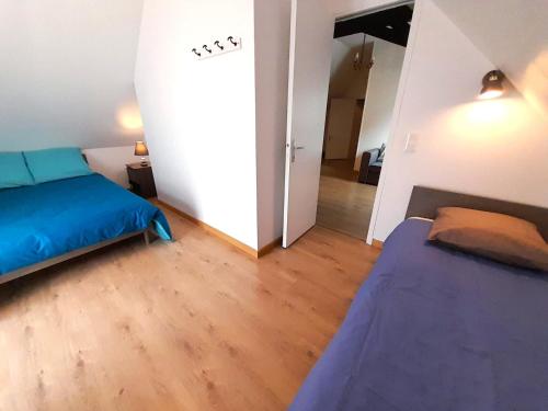 Postel nebo postele na pokoji v ubytování Gite Porte de Champagne Levroux