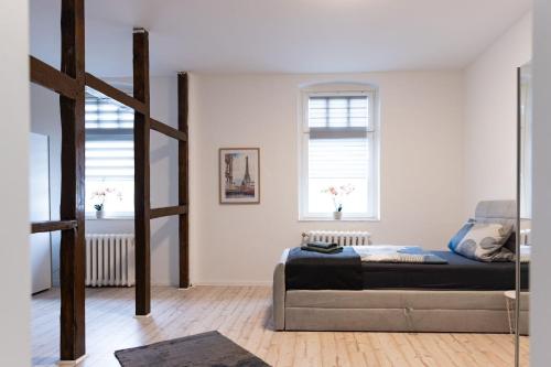 Гостиная зона в Pension Zimmer - Gemeinschaftsküche und Badezimmer