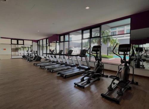 Fitness centrum a/nebo fitness zařízení v ubytování Conezion Residence