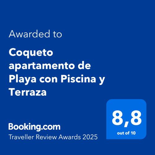 Coqueto Apartamento de Playa con Piscina y Terraza