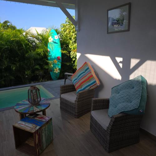 Kolam renang di atau dekat dengan Ti'Tranquille