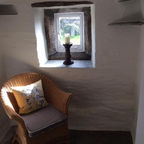 Ruang duduk di Reddivallen Farmhouse