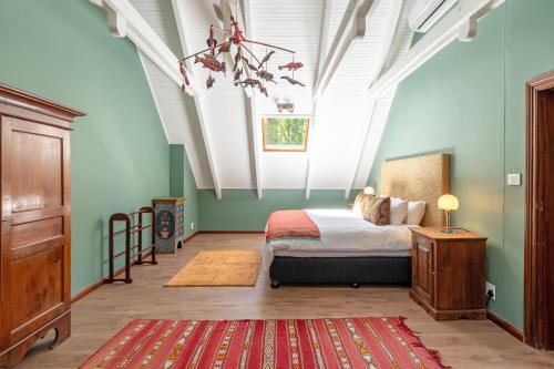 Ένα ή περισσότερα κρεβάτια σε δωμάτιο στο Mont Angelis