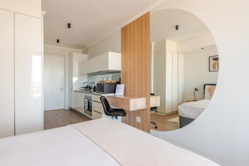 Kuchyň nebo kuchyňský kout v ubytování Cozy Stay at The Ellipse Waterfall