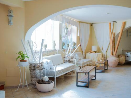 Χώρος καθιστικού στο Hotel Baia Del Porto