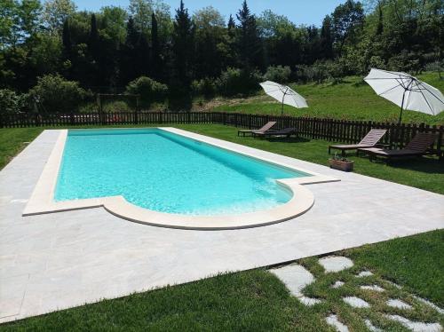Swimmingpoolen hos eller tæt på Agriturismo Il Bagnano