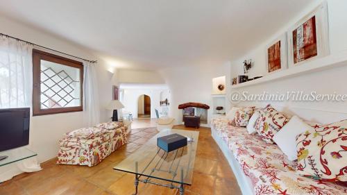Χώρος καθιστικού στο Villa Abbaiola - Porto Cervo Marina