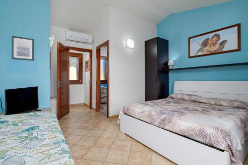 Postel nebo postele na pokoji v ubytování Villa Eleonora-iun-p6104
